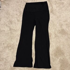 Isabel Maternity Black Flare Pants